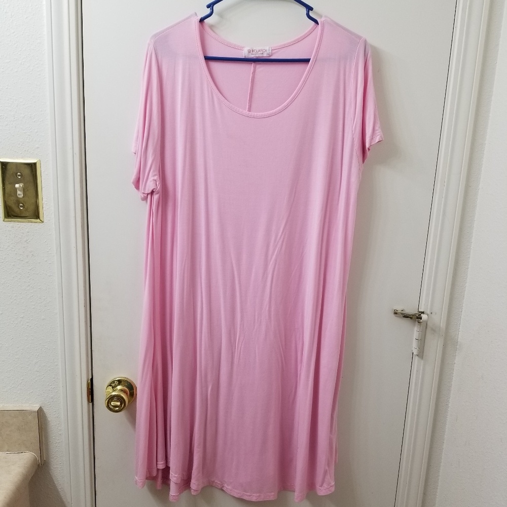 Light Pink Tunic Shirt Belaroi